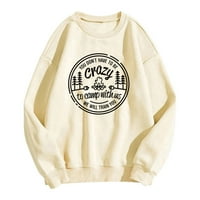 Akiihool Crew izrez Dukseri Žene Žene HOP Quarter-Zip pulover Duks