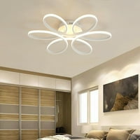 FICHIOUY LED akrilna stropna svjetla Flush Mount Lampa dnevna soba spavaća soba Šazer za pečenje 75W