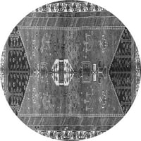 Ahgly Company u zatvorenom okrugli medaljon siva tradicionalna područja područja, 3 'krug