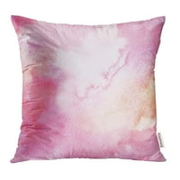 Sažetak akvarel šareno prskanje u njemu je mokra s četkicama za boje jastuk jastučni jastučni poklopac