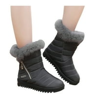 Adviicd čizme za žene za žene tople vremenske čizme snježne sniježne čizme tople cipele za žene za ženske