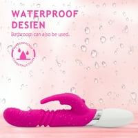 Clitoris G-Spot Stimulirajući vibratore za žene, potiskivanje zečje ručno grijanje klitoričara klitolora