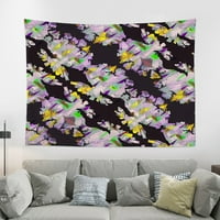 Zidne tapiserije, dekor cvjetni tiskani tapiseri Cvijeće Botanička klasična dizajna umjetnost, za zid