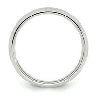 Sterling srebrna udobnost Fit vjenčani prsten veličine 7. Classic Dovodio CF stil B širina fini nakit