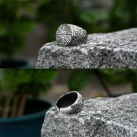 Maytalsoy od nehrđajućeg čelika MAN prsten Prijenosni ukrasni antikni modni stranci za zamjenu protiv