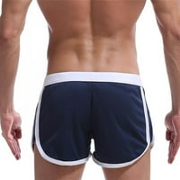 Muški ljetni kućni slobodno vrijeme Patchwork sportske pantalone Prozračne hlače na plaži Padžama hlače