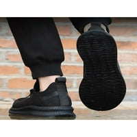Oucaili Ženska zaštita čelična cipela za cipele za cipele čipke čipke sigurnosne cipele protiv razbijanja