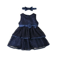 Haljine za djevojke Dječja dječja ljetna haljina mališani čipka šivanje srednje dužine haljina princeza