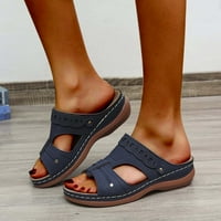 Papuče za žene i muškarče, zasebne sandale sandale sandale plus veličina otvorena prst casual minimalizam