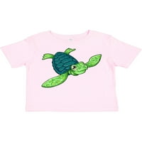 Inktastična morska kornjača sa vrtlozima Poklon Dječak majica malih mališana ili majica za Toddler
