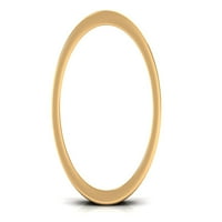 Baguette Moissinite prsten za muškarce, vjenčani vječni prsten za vječnost - 2. CT - D-VS ocjena, 14k