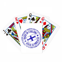 Engleska Landmark zastava pokera igrati čarobnu karticu zabavne ploče