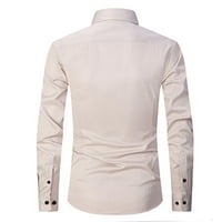 Muška majica Ležerne prilike s dugim rukavima, majica dugih rukava Regularne fit casual gumb-down pune