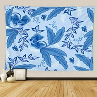 Cvjetna cvjetna tapiserija Tkanina tapiserija Dekor zid za dom, spavaća soba, radno mjesto, spavaonica