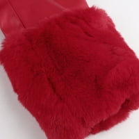 Fanxing Weekly ponude za ženska jakna od umjetne kože kaput jesen casual dugački kaput od nejasan ovratnik
