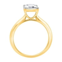 N pasijans Fancy Angažman prsten - Carat Princess-Cut simulirani dijamantski zaručni prsten za angažman
