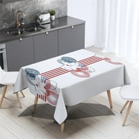 Hxroolrp 4. srpnja Dekor stol platna stolna krpa kava stol stol platna za odmor ukras platna pamučna