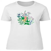 Slatko cvijeće, slatka proljetna priroda majica žene -image by shutterstock, ženski medij
