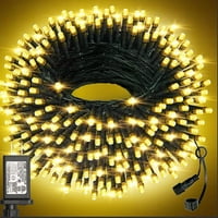 Morttic božićne svjetlo, 66ft LED režimi osvjetljenja Vodootporna bajkovna svjetlost za unutarnju božićnu