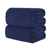 Klima uređaj Pure Color Bobet flanel Poklon Blaket Plavo Boja pokrivač