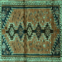Ahgly Company Zatvoreni pravokutnik perzijski tirkizni plavi tradicionalni prostirci, 2 '3'