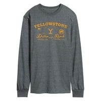 Yellowstone - Dutton Ranch Značka - Muška majica s dugim rukavima