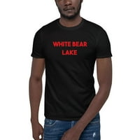 Crvena bijela medvjed jezera kratka rukav pamučna majica s nedefiniranim poklonima