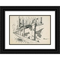 Jules-Edmond-Charles Lachaise Black Ornate Wood Framed Double Matted Museum Art Print Naziv - Stropni