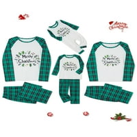 Porodica Amiliee Podudaranje Božićne pidžame postavlja Holiday PJS Spavaće odjeću za Outfits Obiteljske