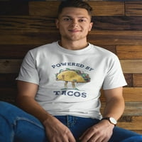 Pokreće tacos crtani majica, MUN -SMartprints dizajni, muški x-veliki
