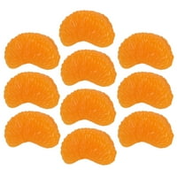 Umjetne živopisne naranče dekor Umjetna plodova kriške lažne naranče kriške Fotografije rekviziti
