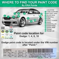 Boje kompatibilne s Dodge Caravan tačnom utakmicom Dodirnite Up Paint Clear Primer i osnovni komplet