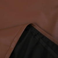 Kuharski kaput Muškarci Plus veličina Muška kožna Vrt džep za vrat Retro boja prsluk prsluk s gumbom