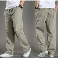 Binmer muške teretne hlače tanke čvrste pravne hlače casual vanjskih sportskih pantalona