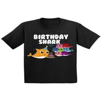 Newkward Styles morskog rođendana Slatka morski pas majica majica za dječake Shark Outfit Shark TheMed