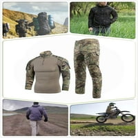 Airsoft košulje multicam hlače taktička oprema za muškarce Camo BDU uniformu Ripstop taktičko odijelo