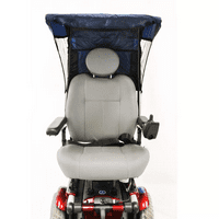 Deluxe Weather Breaker odzračena nadstrešnica - Odgovara većini skutera za mobilnost i invalidska kolica