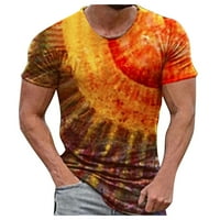Muškarci Proljeće Ljeto Ležerne tanke 3D tiskane majice kratkih rukava Top bluza