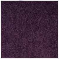 Svijetla kuća Čvrsta kolor prostirki Purple - Kvadrat 9 '