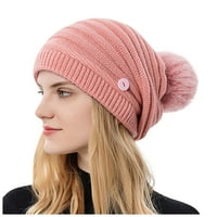 Umitay ženski pleteni šeširi mogu objesiti vanjske tople vunene šešire