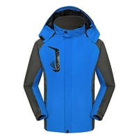 Kišna jakna Ženski muškarac Vodootporan sa kapuljačnim zimskim kaputima 3-in-windbreaker Skijaška jakna