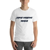 Aerodromski operacijski menadžer Slesher stil kratkih rukava pamučna majica po nedefiniranim poklonima