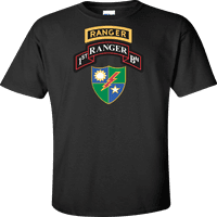 S. Army 1. Ranger Battalion 75. Ranger pukovnik sa majicom Ranger Tab