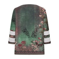 Ženski Comfy Chiffon Cardigans Cleariance Vintage Odjeća Kimono Bluza Zapadni etnički tiskarski vrhovi
