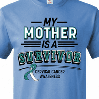 Inktastic moja majka je majica svjesnosti od raka cervikalne cervikalne cijevi