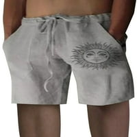 Bomotoo muške kratke hlače za kratke dno nacrtne struk Ljetne kratke hlače Havajski mini pantalone Workout