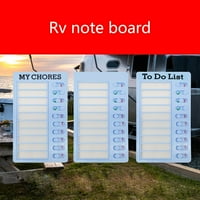 ✪ Multifunkcionalni memorand zidni dnevni list za kontrolu afera za ponovnu upotrebu RV kontrolni popis