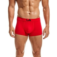 Zuwimk Muns Thong, muški svileni tankovi za ledene ledene back bikini gaćice podmetač crvena, m