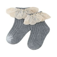 Hirigin Toddler rebrani par čarapa, laciranje hem elastične manžetne manžetne