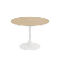 42 Moderni okrugli trpezarijski stol sa tiskanim drvenim zrnatim stolom